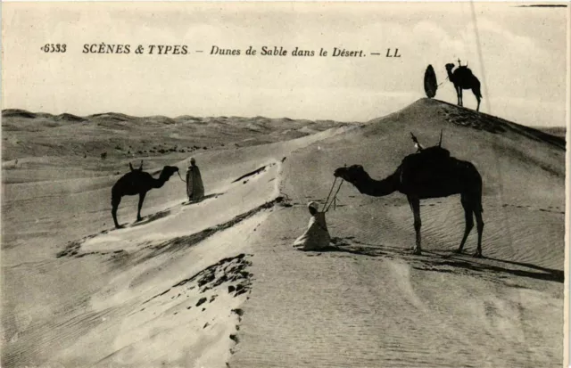 CPA AK Dunes de sable dans le Désert ALGERIE (874428)