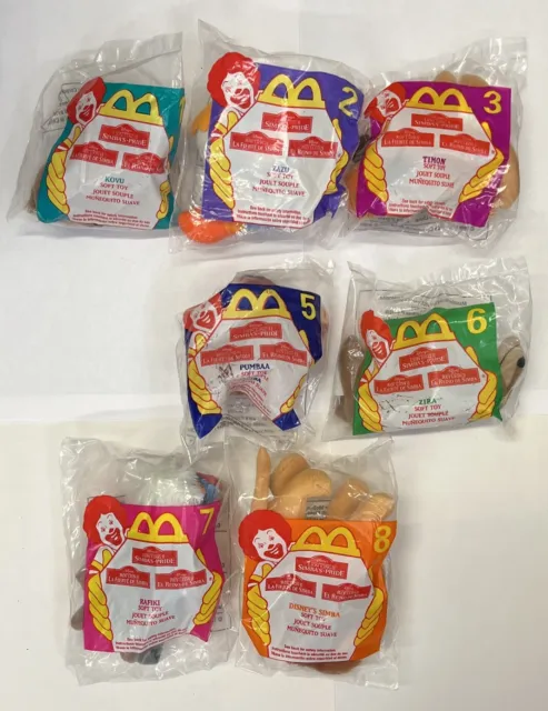 McDonalds Happy Meal Toys Lion King 2 Simba’s Pride 1-3 & 5-8