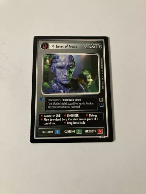 Star Trek CCG Personnel Borg Eleven Of Twelve Black Boarder Voyager