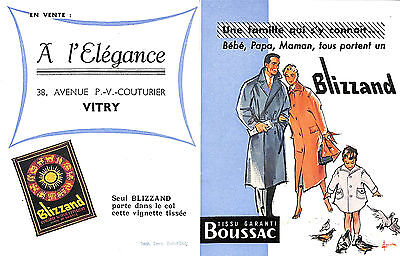 Vitry-Sur-Seine Vetements " A L' Elegance " Blizzand Boussac Prospectus 1950 ?