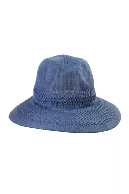 Collection Xiix Chambery Blue Expansion Panama Hat OS