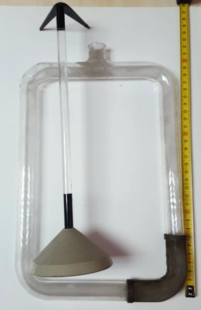 Vintage Chimica Fisica ACCESSORI da laboratorio in Vetro da Collezione VEDI FOTO
