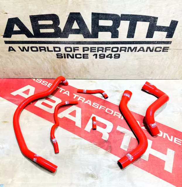 Abarth Grande Punto / Alfa MiTo Tb kit manicotti radiatore rossi siliconici