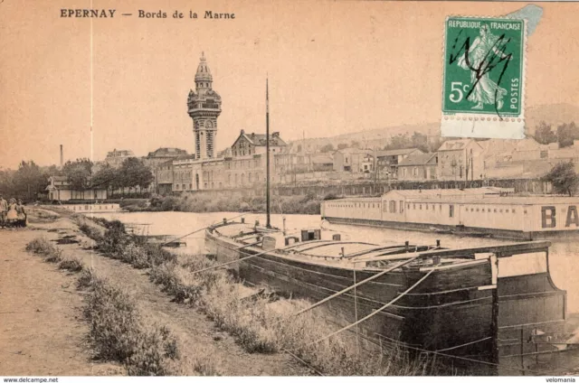 3101 cpa Epernay - Bords de la Marne