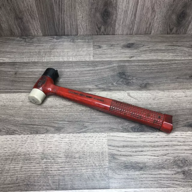 Snap On BE116 Red Handle Hammer Mallet Soft Face Non-Marring 16oz