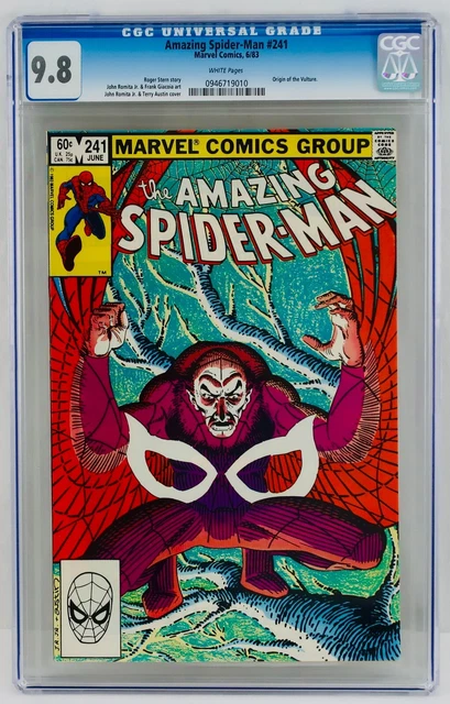 Amazing Spider-Man #241 CGC 9.8 White Pages Origin of the Vulture NM/MT ASM Key