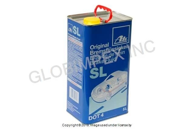 BMW (1967-2003) Brake Fluid - DOT 4 (5 Liter) ATE + 1 YEAR WARRANTY