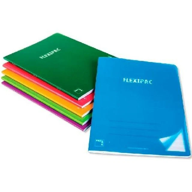 Notizbuch Pacsa Flexipac Bunt A4 48 Bettlaken [6 Stücke]