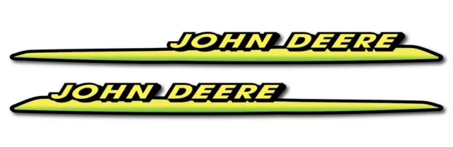 2pc Set for John Deere Tractor Upper Hood Vinyl Decal Stickers fits GT225 GT235