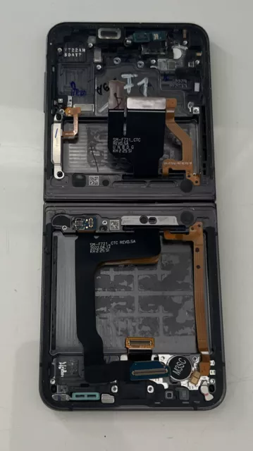 Samsung Galaxy Z Flip 4 5G display difettoso telaio OLED non testato grigio antracite