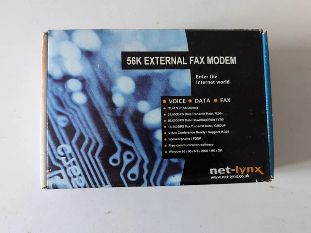 Fax Modem External 56k V.90 V.92 Rs232 Cnet 5614xr em Promoção