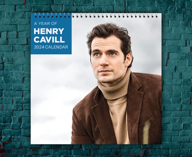 HENRY CAVILL CALENDAR 2024, Celebrity Calendar, Henry Cavil 2024 Wall