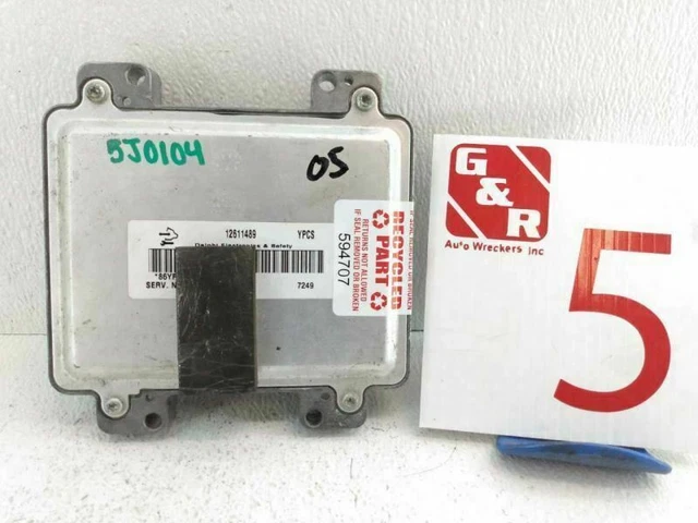 2007 CHEVROLET ACADIA COBALT MONTE CARLO ECM ECU Engine Brain Control ...