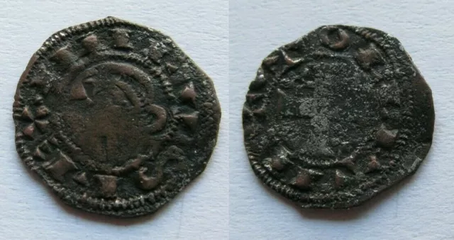 Alfonso I (1109-1126) , Money Of Toledo. 0.0335oz/0 5/8in