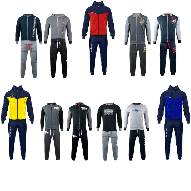 Tuta Uomo GIVOVA HOMEWEAR Estiva In Cotone: Completo Smanicato Da Casa Perfetto Per L'estate. T-shirt + Pantaloncini, 6 Colori Vivaci. Ideale Per Relax, Palestra O Sport.