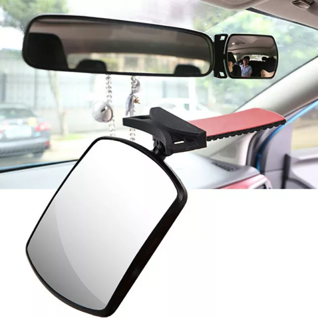 Car Seat Back Convex Rear View Mirror For Baby Safety Kids Monitor Adjusta W -m