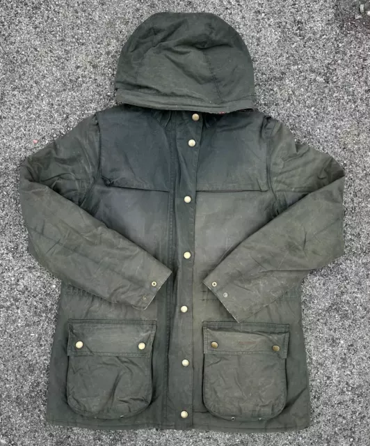 BARBOUR LIBERTY BLAISE Wax Jacket Print Ladies UK 10 Paisley Parka Hooded 52.03 PicClick UK
