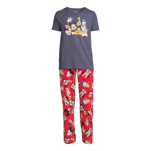 Disney Mickey Mouse & Friends 2-Piece Sleep Set Mens Size 2X New PJ