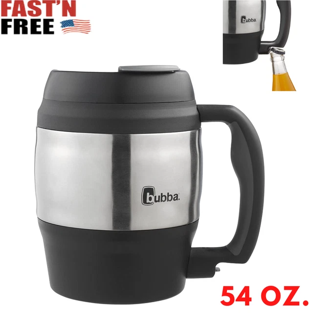 Bubba Insulated Thermos Travel Mug Hot Cold Coffee Tea 52oz Tumbler Cup Black US