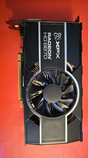 1GB RADEON XFX HD6870 GDDR5 Dual DVI/ HDMI/ Mini-DP PCI-e Graphics Video Card
