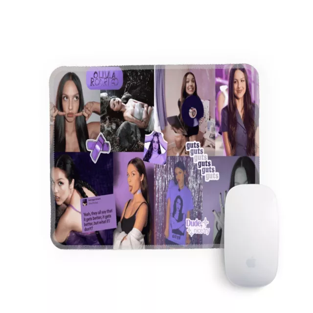 Singer Olivia Soft Cute Computer Mouse Mat with Non-Slip Rubber Base for Women