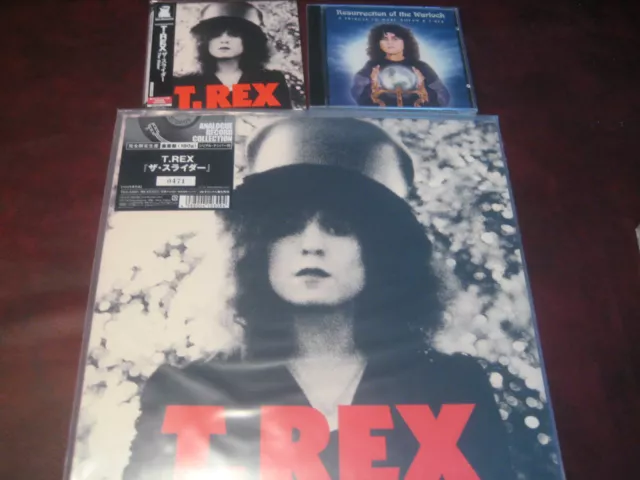 T-Rex The Slider Japan 180 Gram Numbered Out Of Print Lp + Replica Cd + Bonus Cd