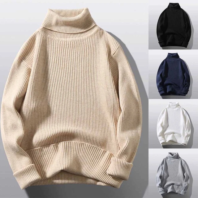 Pull Col Roulé Homme Léger - Hiver, Polyester, Neuf Avec étiquettes