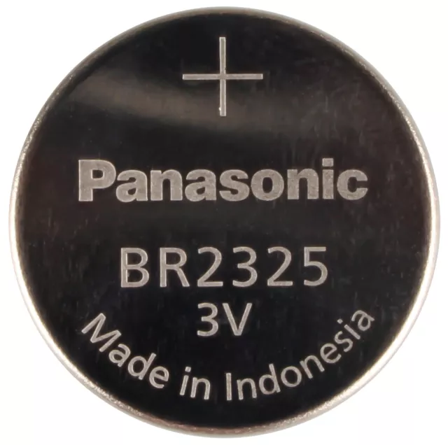 3 x Panasonic BR2325 CR2325 Lithium Knopfzelle Batterie 3V lose bulk 165mAh 2