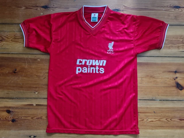 Liverpool FC Trikot Crown Paints Gr. M  L.F.C. Silber Trikot 🥳