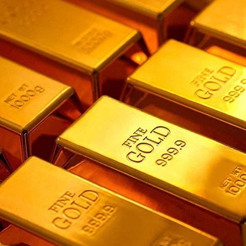 Gold Bar 1 KG Door Stopper Brick Fake Golden Bullion Real Look No Slip Soft Stop