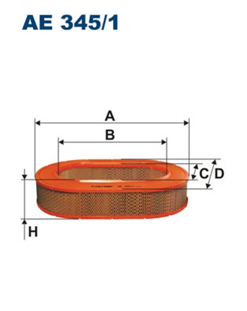 Luftfilter FILTRON AE 345/1 Filtereinsatz für MERCEDES C123 W123 KLASSE W116 123