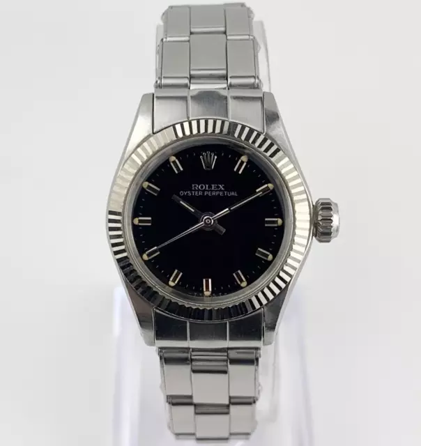 Rolex Lady Oyster Perpetual Ref. 6619 | Edelstahl 26mm Automatik Damen | selten