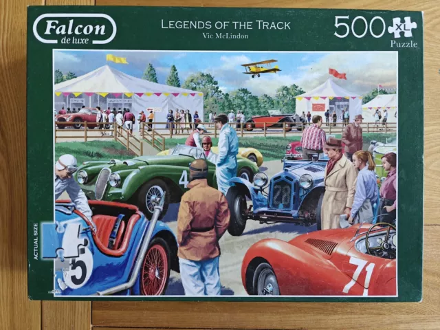 FALCON 500 XL Titel Legends of the Track Puzzle. Komplett.