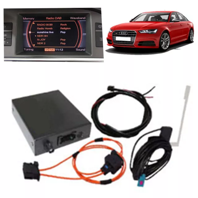 DAB+ Complet Numérique Radio + Antenne Mmi 2G pour Audi A4 B8 A5 8T A6 4F Q7