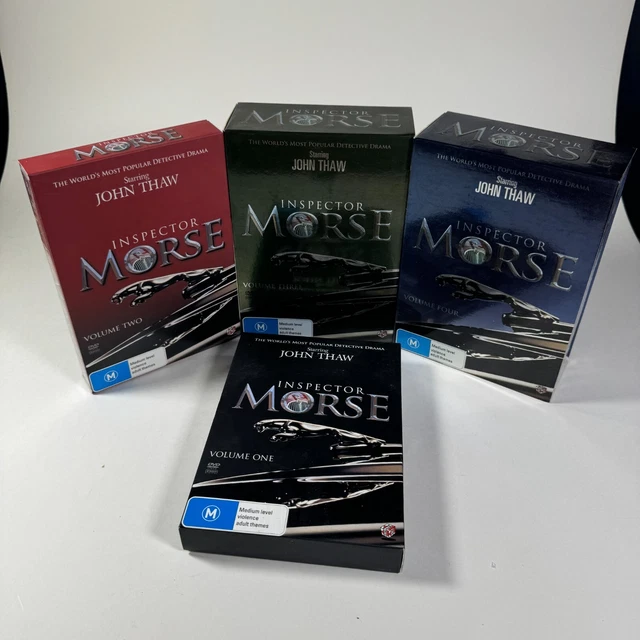 INSPECTOR MORSE COMPLETE Series DVD Set, Volume 1, 2, 3 & 4 VGC R4 $18.