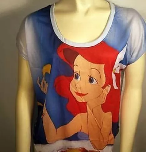 Tagträumen Ariel Disney Little Mermaid Junior Hemd S-XL