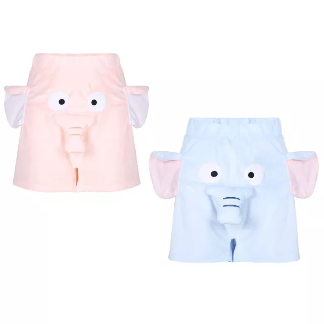 Womens Sleepwear Pattern Pajama Bottoms Big Nose Ears Shorts Velvet Homewear 3D