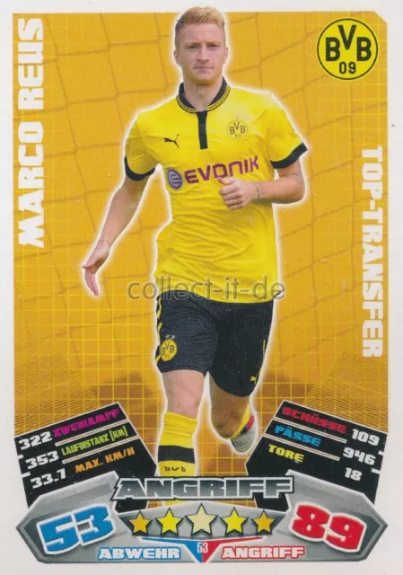 Match Attax 12/13 - 53 - MARCO REUS - Top-Transfer