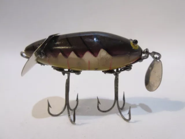 Vintage Heddon Baby Crab Spook NC Natural Crab