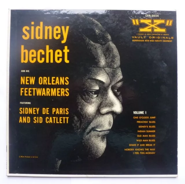 Sidney Bechet And His New Orleans Feetwarmers Vol 1 10"LP Tresor Originals LVA302