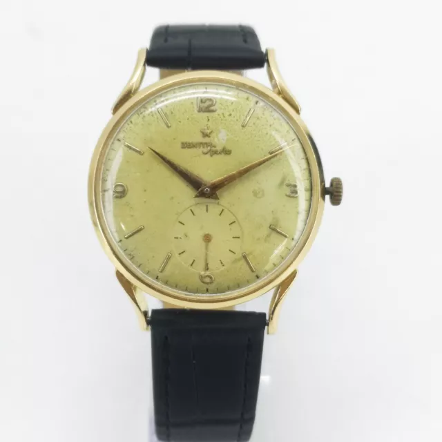 Orologio a carica vintage in oro giallo 18kt Zenith Sporto usato