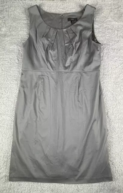 Mossimo Sleeveless Sheath Dress NWT Women's Size 16 Gray Zipper Back Lined