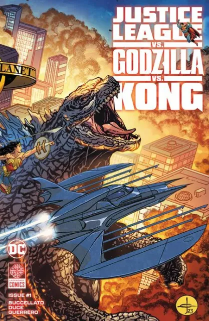DC Comics JUSTICE LEAGUE VS GODZILLA VS KONG (2023) #1 Main Cover (A) - NM