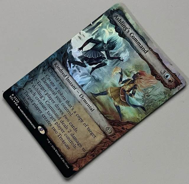 MTG LORWYN ECLIPSED Ashling’s Command Kindred Instant RARE FOIL #0330 ...