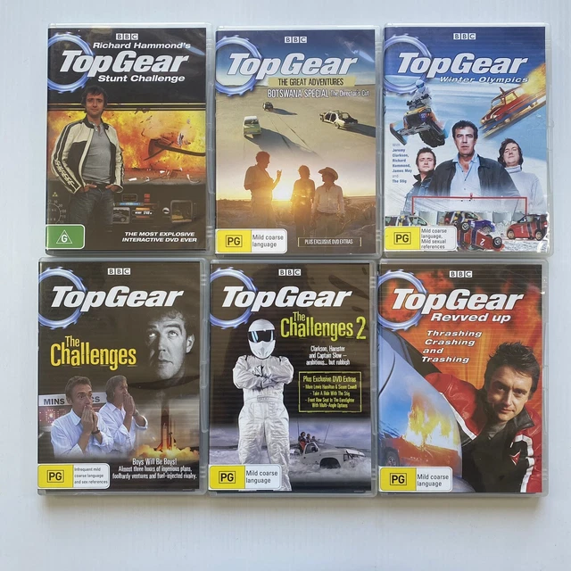 Top Gear DVD Bundle Challenges 1 2 Winter Olympics Revved Up Botswana Adventures