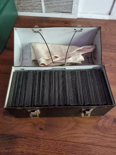 Vintage Lot of 70 Magic Lantern Glass Slides Mixed Lot