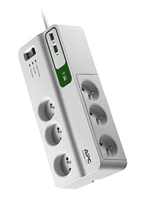 (TG. 6 uscite) APC PM6U-FR 6presa(e) AC 230V 2m Bianco protezione da sovraccaric