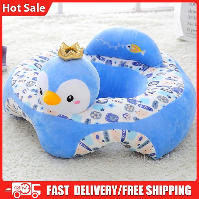 Cartoon Baby Arm Chair Antiskid No Filler Learning To Sit Seat for Children Gift