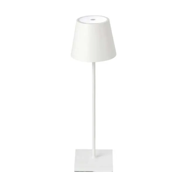 Lampada Touch da Tavolo Led Ricaricabile tipo poldina Luce Dimmerabile bianco 6
