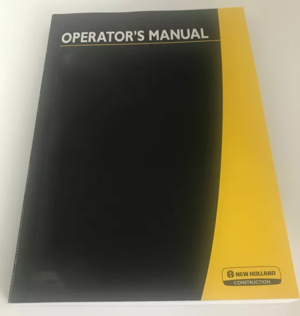 New Holland L775 Skid Steer Loader Operator`s Manual